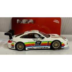 SLOT CAR  NSR 0388 PORSCHE  997 -9 APPLE  TRIBUTE BOB GARRESTON BOBBY RAHAL