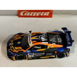 SLOT CAR CARRERA EXCLUSIV 23990 AUDI R8 LMS GT3 EVOII -23 LAND DIGITAL 1/24