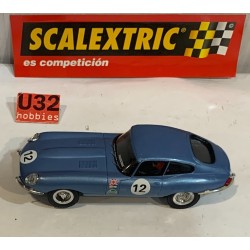 SLOT CAR SCX SCALEXTRIC ALTAYA COCHES MITICOS  JAGUAR E TYPE -12 MET BLUE LTD.ED