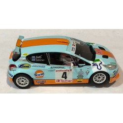 SLOT CAR SCALEAUTO SC-6237R PEUGEOT 208 T16 -74 RALLY ARTIC 2016 GULF SALO