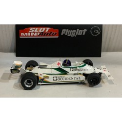 SLOT CAR FLY FLYSLOT F01302 WILLIAMS FW07 -7 BRANDS HACTH 1980 EMILIO DE VILLOTA