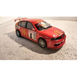 qq SCALEXTRIC SEAT SPORT SEAT LEON -8 F. NAVARRETE Mc DONALD'S SCX SPAIN *