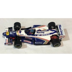 SLOT CAR SCALEAUTO SC-6303 WILLIAMS RENAULT FW18 -5 F1  RACING 1995 DAMON HILL