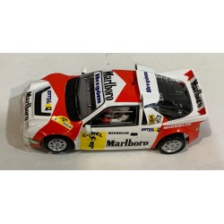 SLOT CAR SCALEAUTO SC-6301R FORD RS200 -4 CTO.ESPAÑA DE TIERRA 1989 J.PURAS