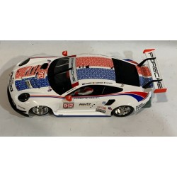 SLOT CAR SCALEAUTO SC-6247RS PORSCHE 911 (991.2) -912 24H.DAYTONA 2019 E.BAMBER