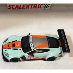 SLOT CAR SCX SCALEXTRIC U10428S300 ASTON MARTIN VANTAGE GT3 -3 GULF