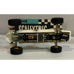 SLOT CAR SCX TRIANG SCALEXTRIC C5 EUROPA VEE -4 BLANCO CON ALERON