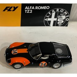 SLOT CAR FLY A2103 ALFA ROMEO TZ2 -34 MISANO 1973 O.VOLONTIERO