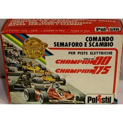SLOT CAR POLISTIL CHAMPION 175  A208 MANDO SEMAFORO Y SCAMBIO