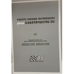 SLOT CAR DS-0106 SENSOR INFRAROJOS CUENTAVUELTAS PARA DOS CARRILES UNIVERSAL
