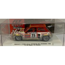 SLOT CAR FLY E2122AR RENAULT 5 TURBO -25 CRITERIUM DES CEVENNES '82 EFECTO BARRO