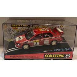 qq 6089  SCALEXTRIC MITSUBISHI LANCER E7 R MONTECARLO 02 -8 Mc RAE *