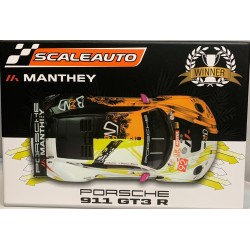 SCALEAUTO SC-6419PACK PORSCHE 911 GT3 R MANTHEY WINNER LE MANS 2024 TWIN PACK