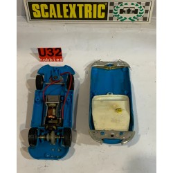 SLOT CAR SCX SCALEXTRIC EXIN C-34 JAGUAR E TYPE AZUL