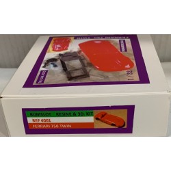 SLOT CAR BUM SLOT 4001 CARROCERIA + CHASIS FERRARI 750 TWIN