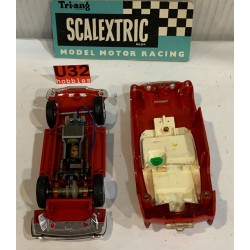 SLOT CAR TRIANG SCALEXTRIC C68 ASTON MARTIN DB4 GT -3 ROJO OSCURO