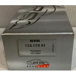 SLOT CAR REVOSLOT RS-0135 MERCEDES CLK GTR -3 GT1 CLASS WARSTEINER