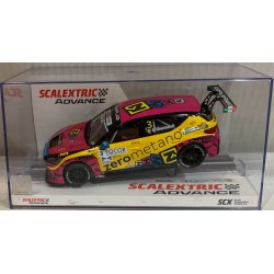 SLOT CAR SCX SCALEXTRIC ADVANCE E10559S300 CUPRA LEON -3 COMPETITION ZERO METANO