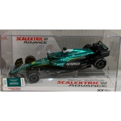 SLOT CAR SCX SCALEXTRIC ADVANCE E10598S300 ASTON MARTIN AMR25 -14 F1 L.STROLL