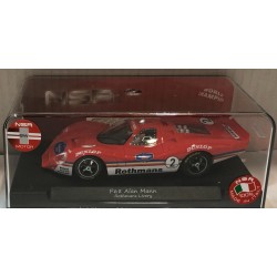 SLOT CAR NSR 0380SW FORD P68 -2 ROTHMANS ALAN MANN RED