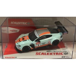 SLOT CAR SCX SCALEXTRIC U10428S300 ASTON MARTIN VANTAGE GT3 -3 GULF