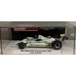 SLOT CAR FLY FLYSLOT F01302 WILLIAMS FW07 -7 BRANDS HACTH 1980 EMILIO DE VILLOTA
