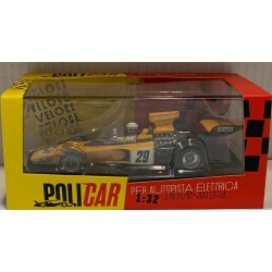 SLOT CAR POLICAR CAR02i LOTUS 72E -29 F1 GP KYALAMI 1974 IAN SCHECKTER