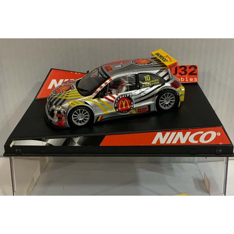 SLOT CAR NINCO 50452 RENAULT MEGANE TROPHY -10 McDONALDS G.HORION-R.KUPPENS