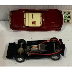 SLOT CAR SCX SCALEXTRIC EXIN C-32 MERCEDES 250SL -33 GRANATE  CAPOTA BEIGE