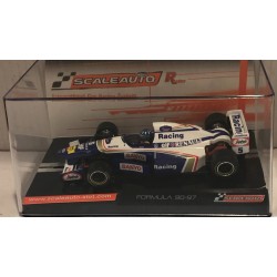 SLOT CAR SCALEAUTO SC-6303 WILLIAMS RENAULT FW18 -5 F1  RACING 1995 DAMON HILL