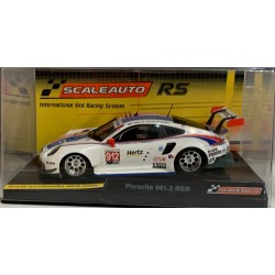 SLOT CAR SCALEAUTO SC-6247RS PORSCHE 911 (991.2) -912 24H.DAYTONA 2019 E.BAMBER