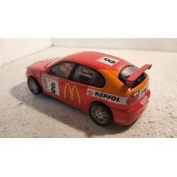 qq SCALEXTRIC SEAT SPORT SEAT LEON -8 F. NAVARRETE Mc DONALD'S SCX SPAIN *