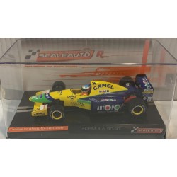 SLOT CAR SCALEAUTO SC-6344 BENETTON B191 FORD COSWORTH -19 F1 1991 M.SCHUMACHER