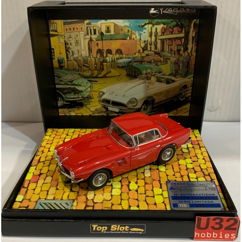 SLOT CAR TOP SLOT 7030 PEGASO Z-102 BERLINETTA TOURING HARD TOP
