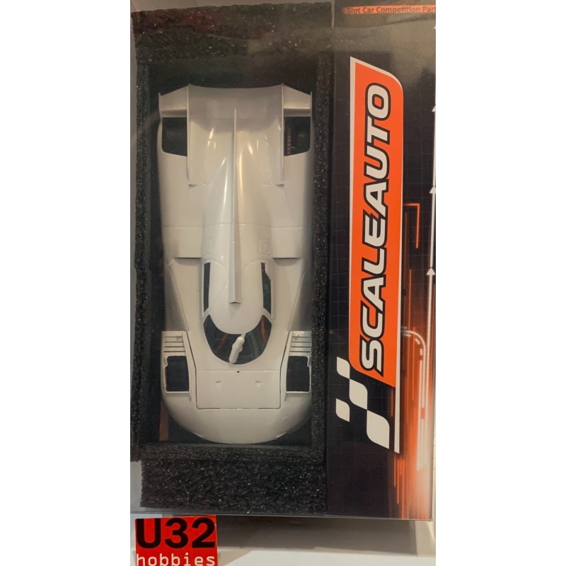 SLOT CAR SCALEAUTO SC-6325 PEUGEOT 9X8 LMH HYPERCAR ANGLEWINDER WHITE RACING KIT