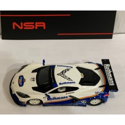 SLOT CAR NSR 0577AW CORVETTE C8.R -77 ROTHMANS BLUE