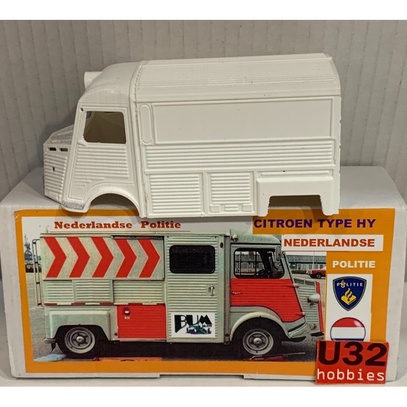 SLOT CAR BUM SLOT 2430 CARROCERIA + CHASIS FURGONETA CITROEN HY POLICIA LTED