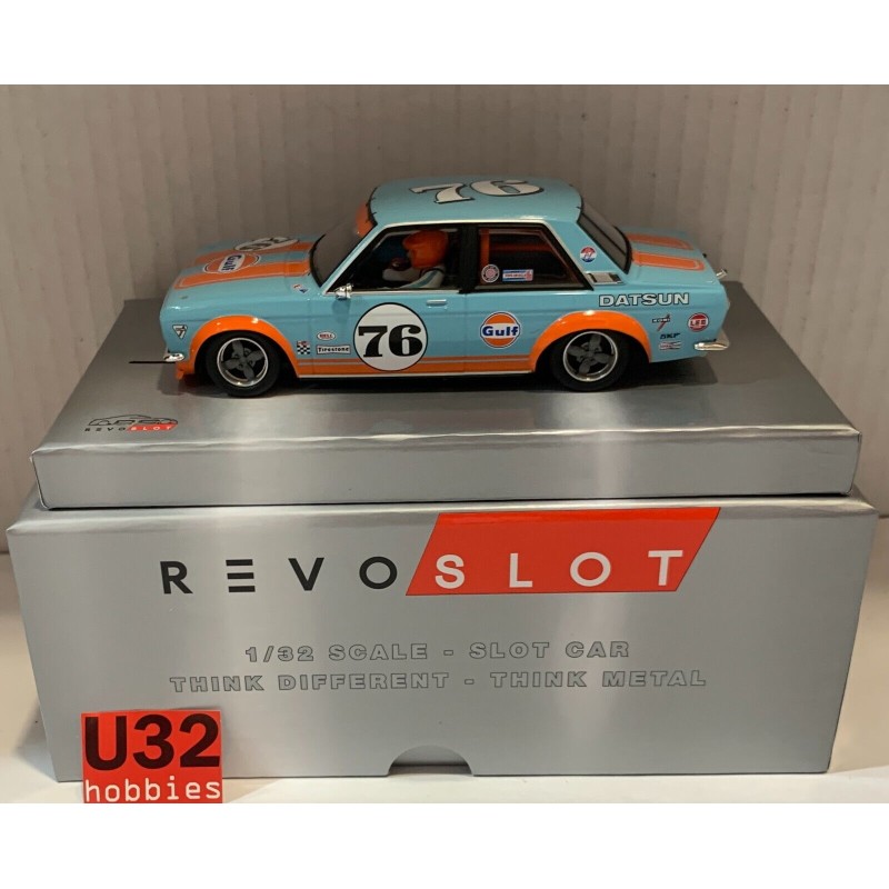 SLOT CAR REVOSLOT RS-0238 DATSUN 510 -76 GULF SLOT CAR REVOSLOT RS-0238 DATSUN 510 -76 GULF