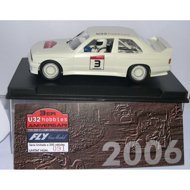 SLOT CAR FLY BMW M3 E30  III ANIVERSARIO U32  2006  LTED.ED. 200UNITS  MB