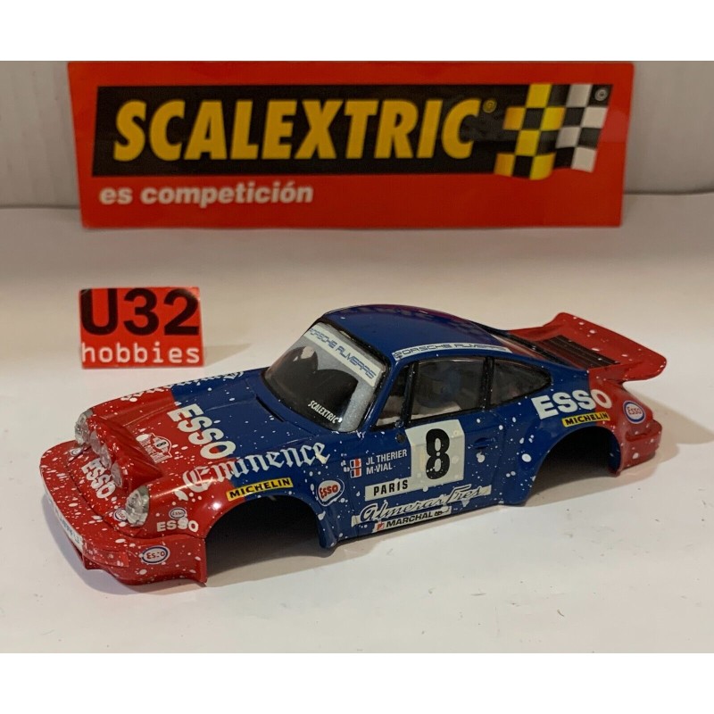SLOT CAR SCX SCALEXTRIC ALTAYA CARROCERIA PORSCHE 911 CARRERA RS -8 ESSO THERIER SLOT CAR SCX SCALEXTRIC ALTAYA CARROCERIA PORSCHE 911 CARRERA RS -8 ESSO THERIER